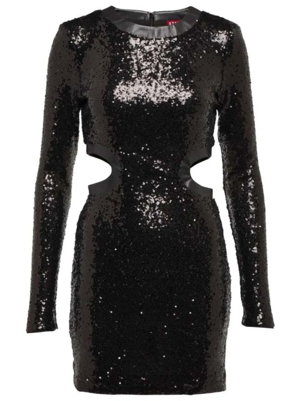 Staud Dolce sequined Minidress - Black